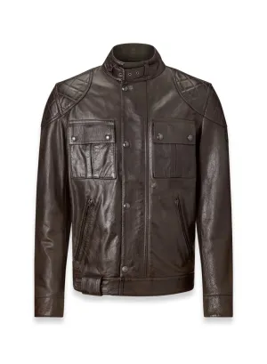 Belstaff Brooklands Men's Jacket Leather - Burnt Cuero