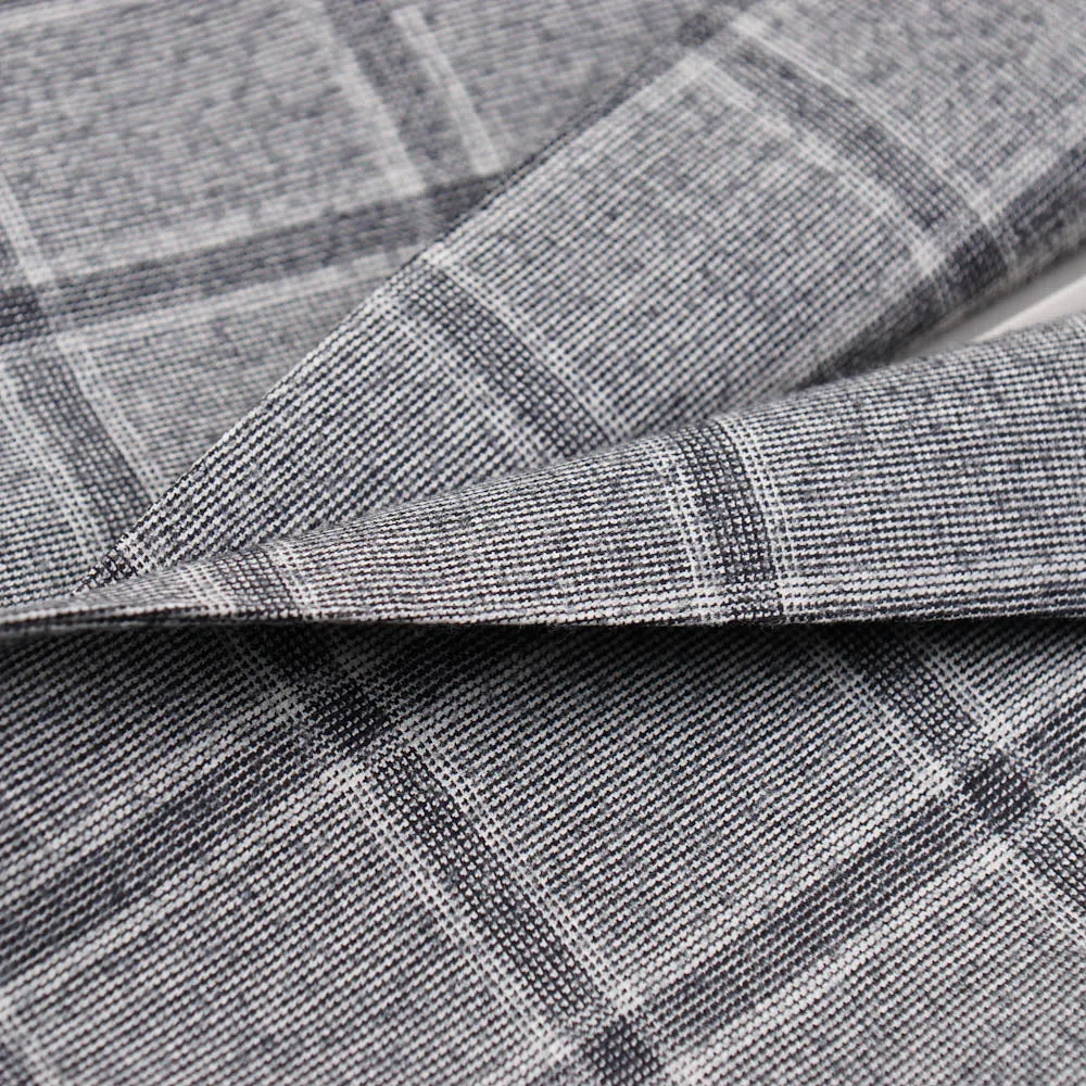 Belvest Gray Check Super 160s Wool Suit