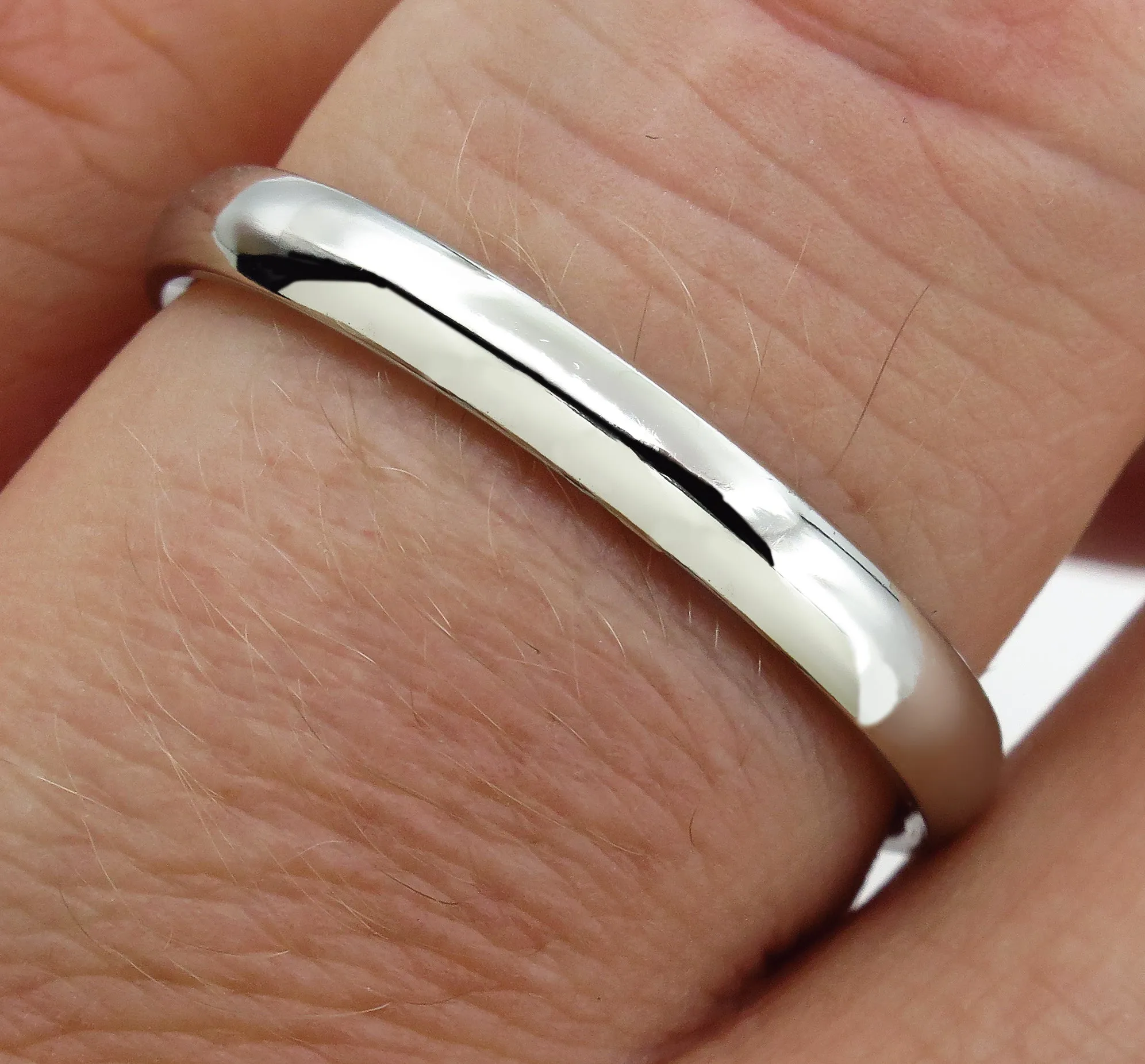 Benchmark 3mm, size 10 Solid Platinum 950 Plain Wedding Band Ring Comfort Fit