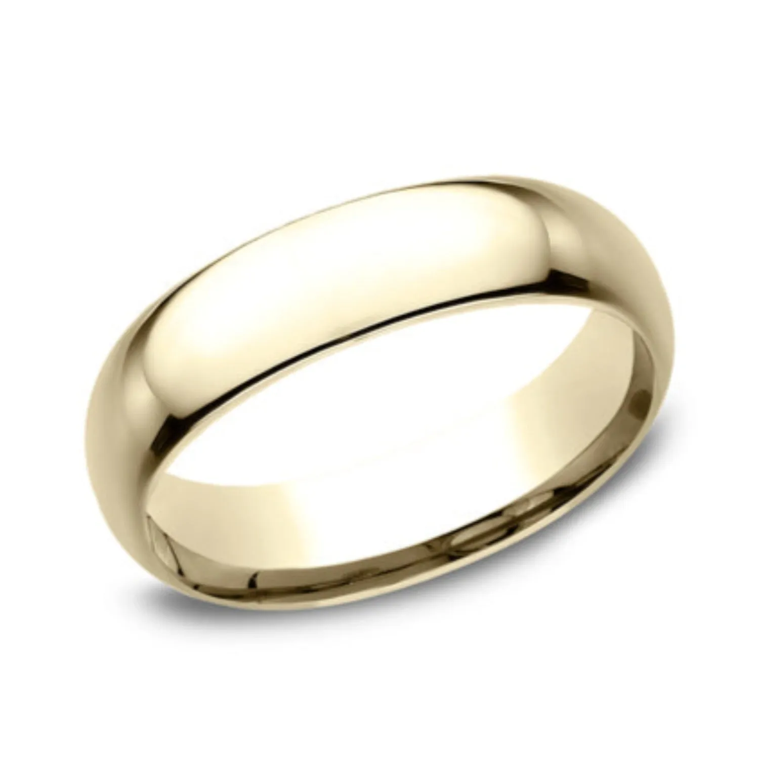 Benchmark Classic Comfort Fit High Polish Wedding Band