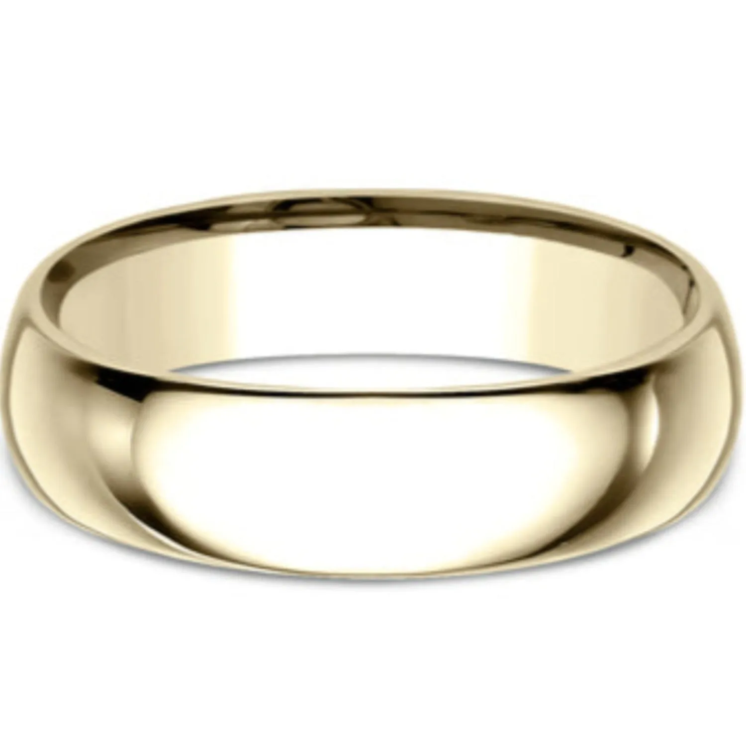 Benchmark Classic Comfort Fit High Polish Wedding Band