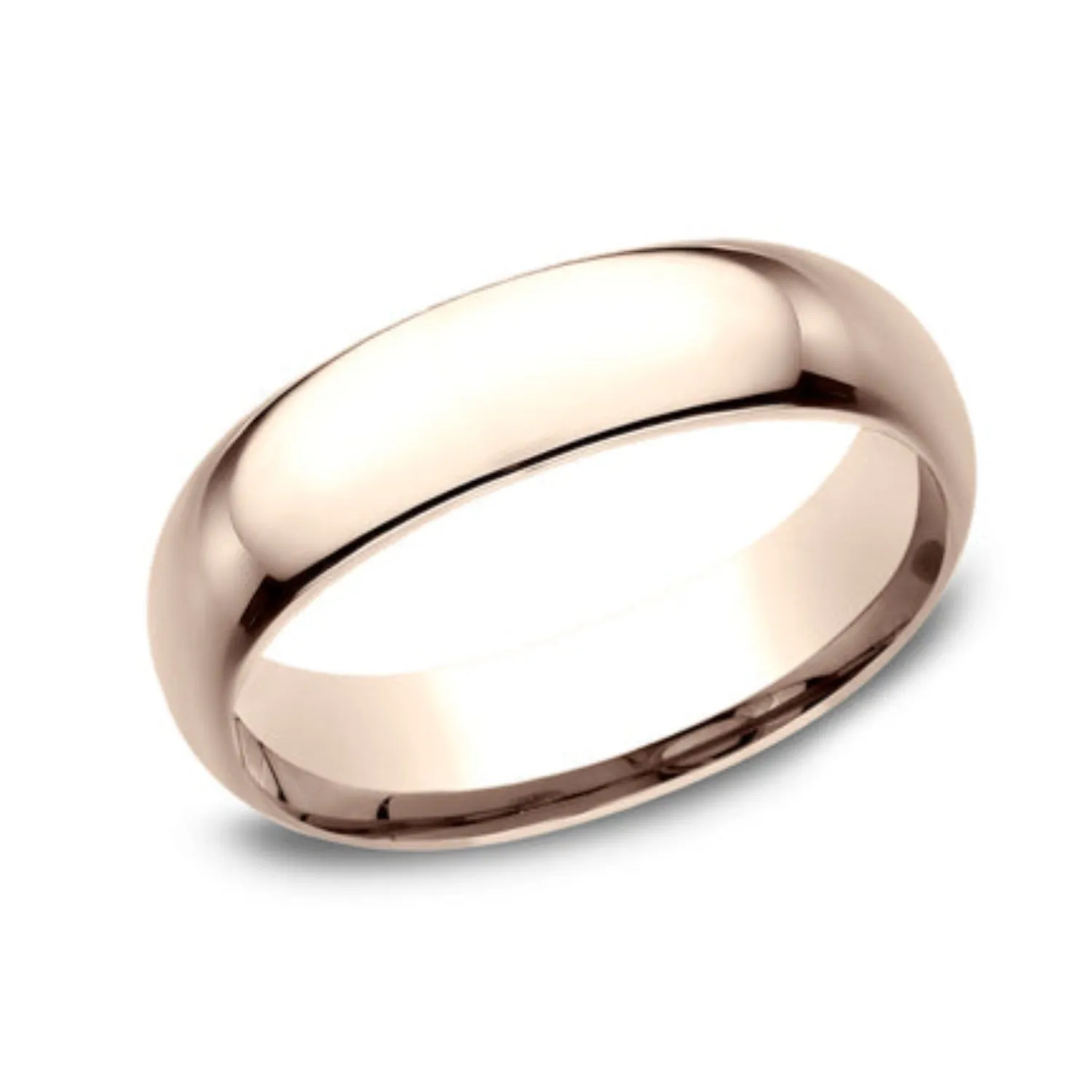 Benchmark Classic Comfort Fit High Polish Wedding Band