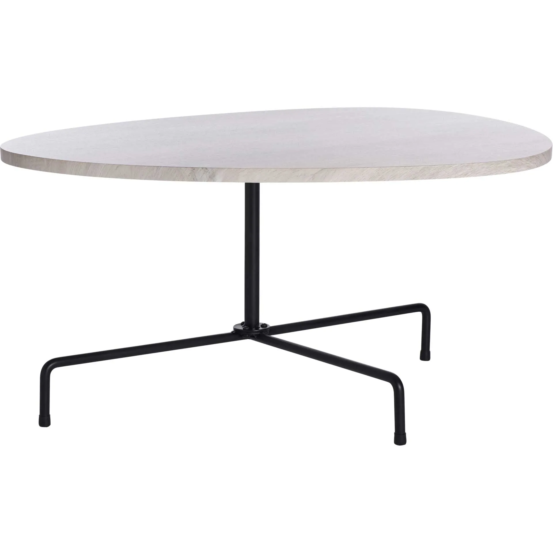 Beningo Tripod Coffee Table Light Gray Oak/Black