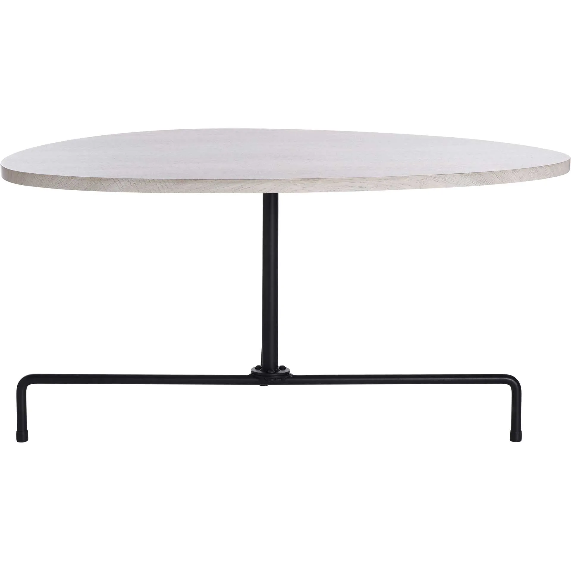 Beningo Tripod Coffee Table Light Gray Oak/Black