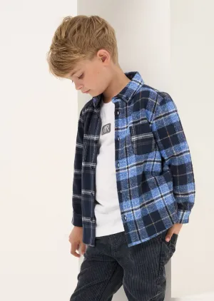 Benjamin Blue Check Pocket Shirt