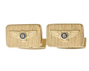 Bentley inspired gold plated cufflinks