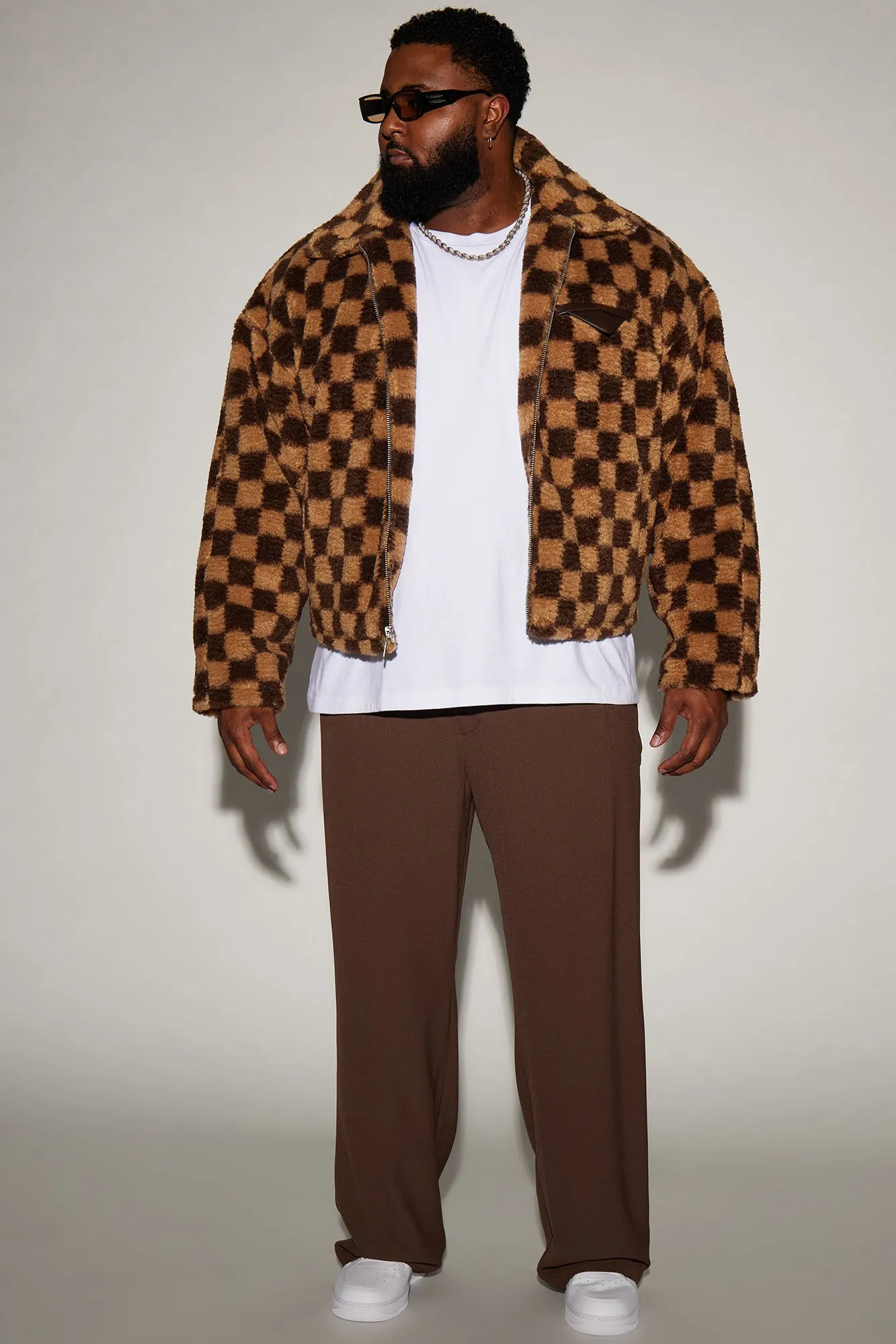 Berenstain Cropped Jacket - Brown/combo