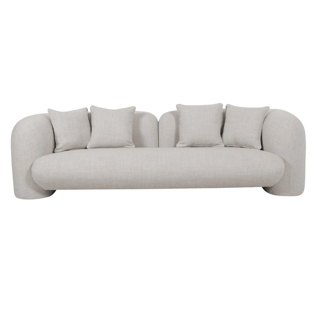 Berg 3 Seater Sofa - Beige Linen