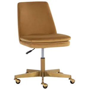 Berget Office Chair, Gold Sky