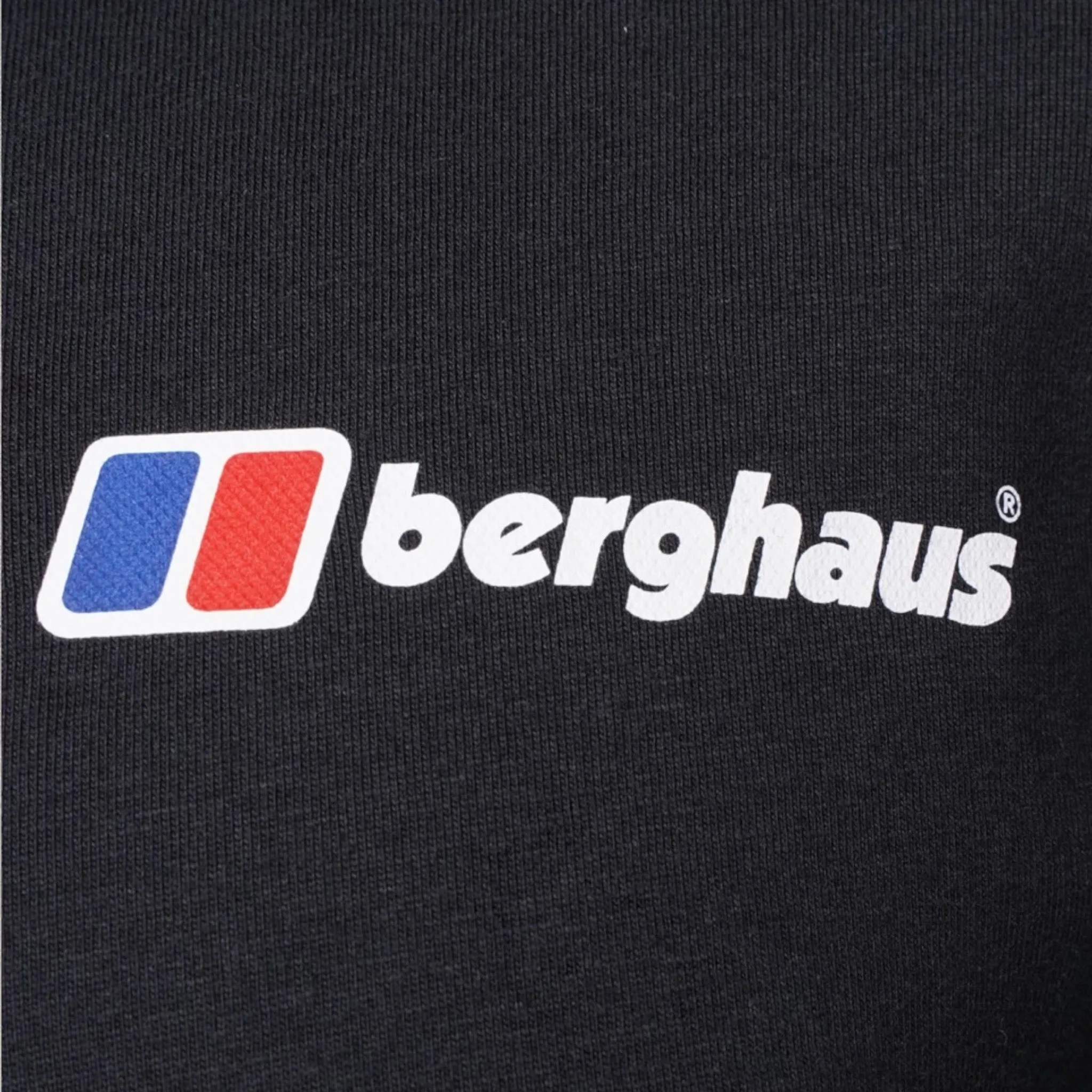 BERGHAUS COTTON T-SHIRT - BLACK