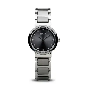 Bering Womens Ceramic Watch Polished Silver 10725-783