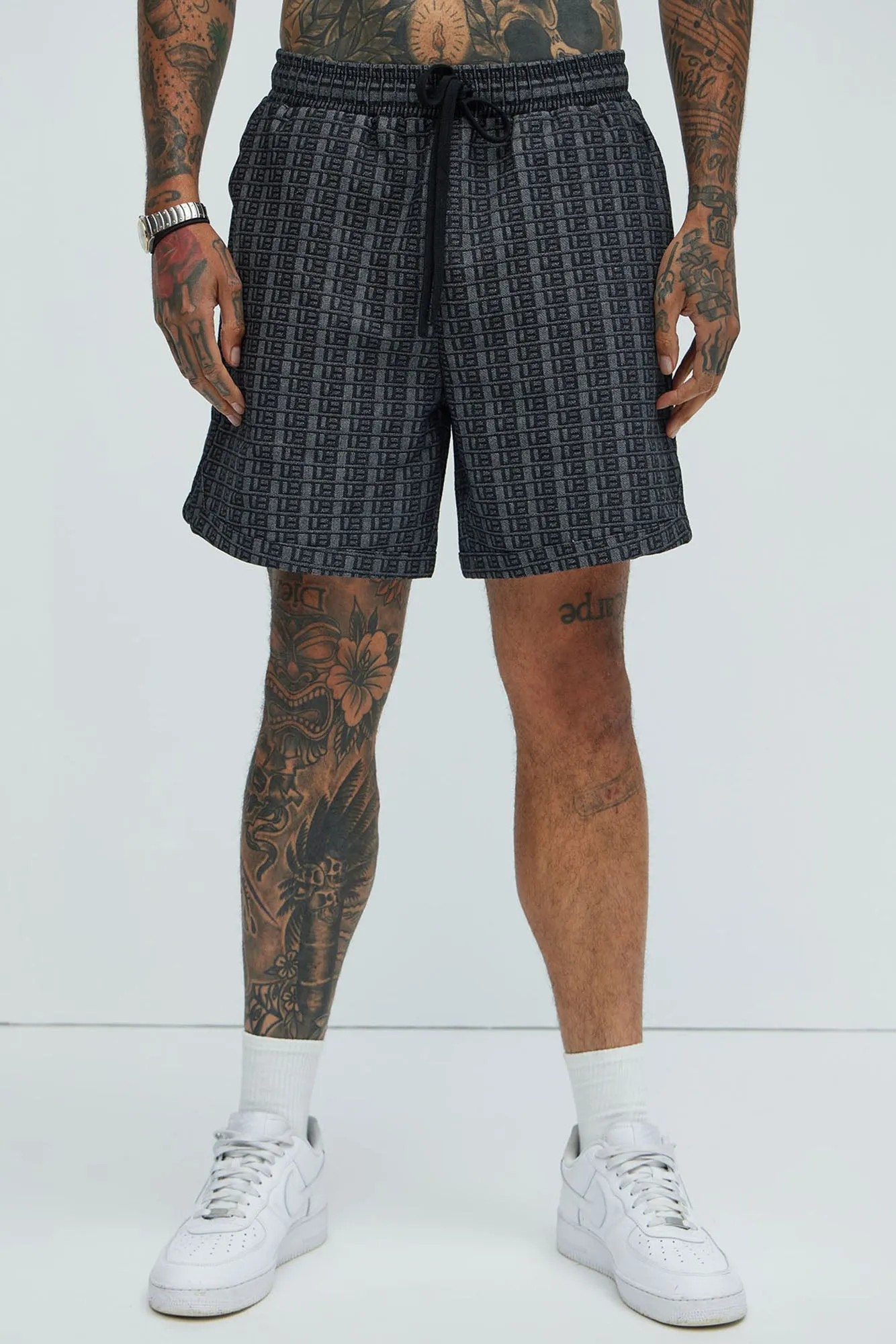 Berkley Jacquard Shorts - Charcoal