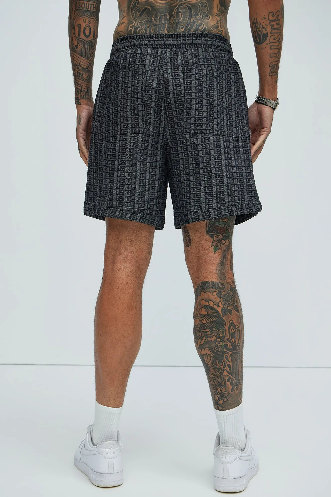 Berkley Jacquard Shorts - Charcoal