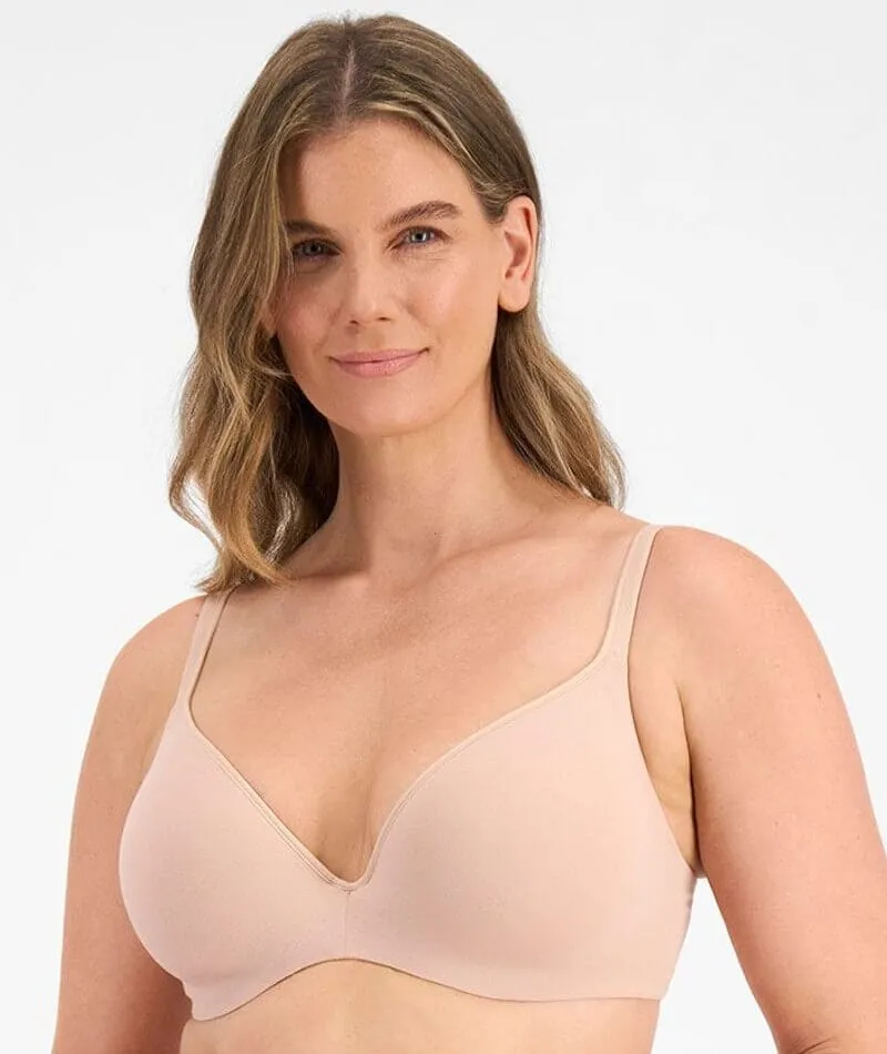 Berlei Barely There Cotton Rich Bra - Nude