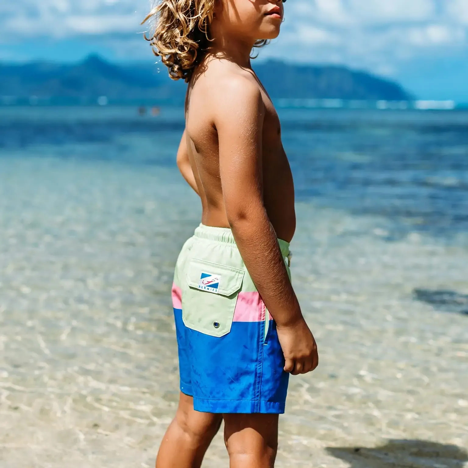 Bermies Color Block Swimtrunks