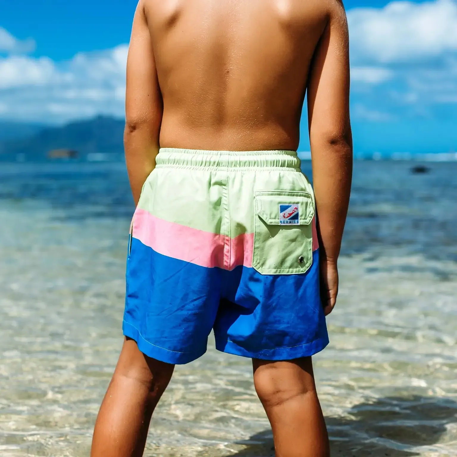 Bermies Color Block Swimtrunks