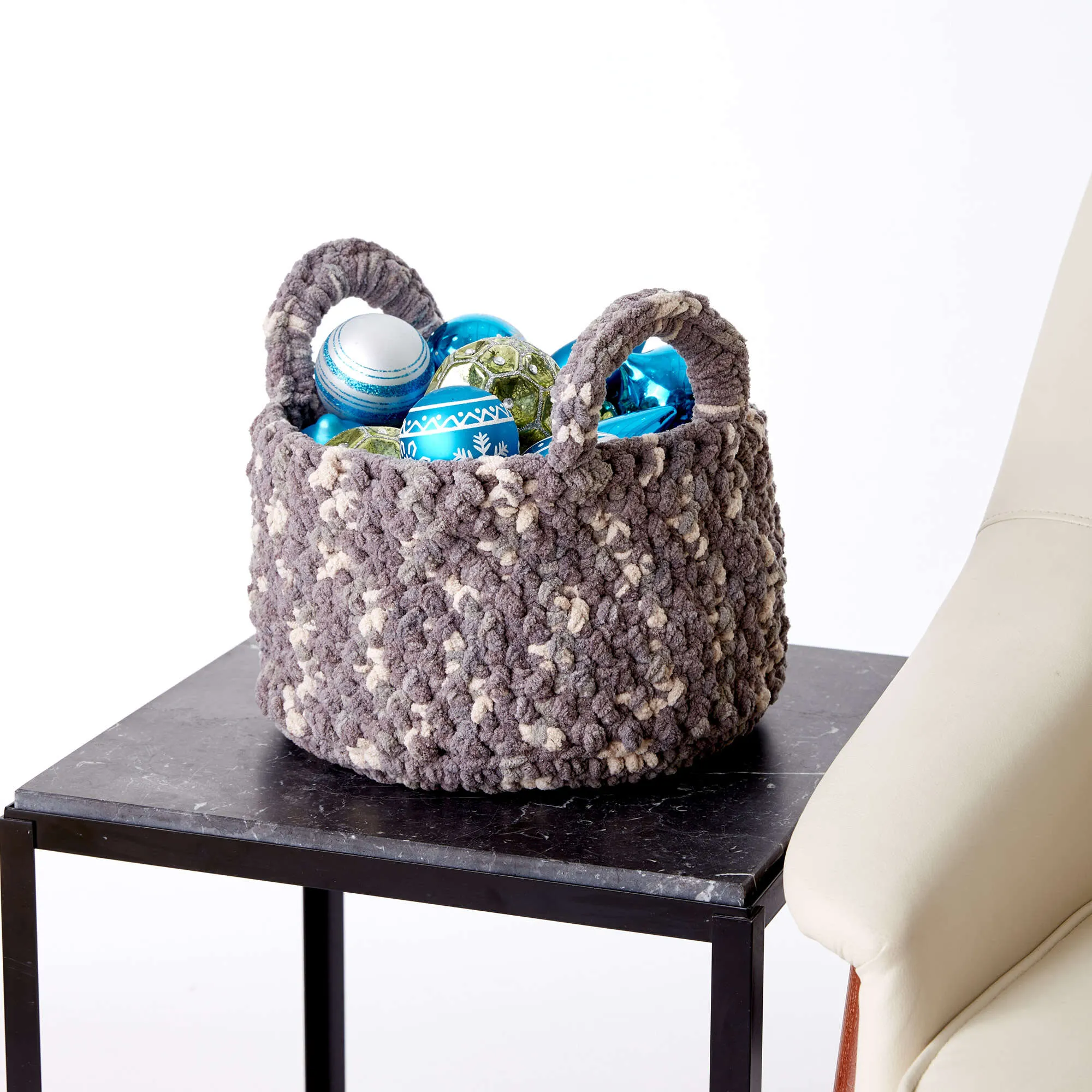 Bernat Woven Look Crochet Basket