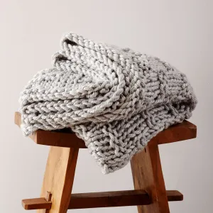 Bernat Woven Look Knit Blanket