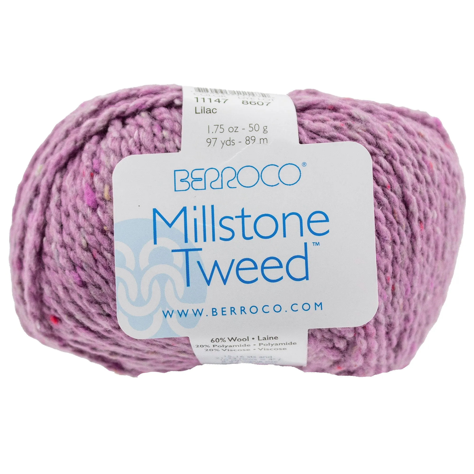 Berroco Millstone Tweed Yarn - 11147 Lilac