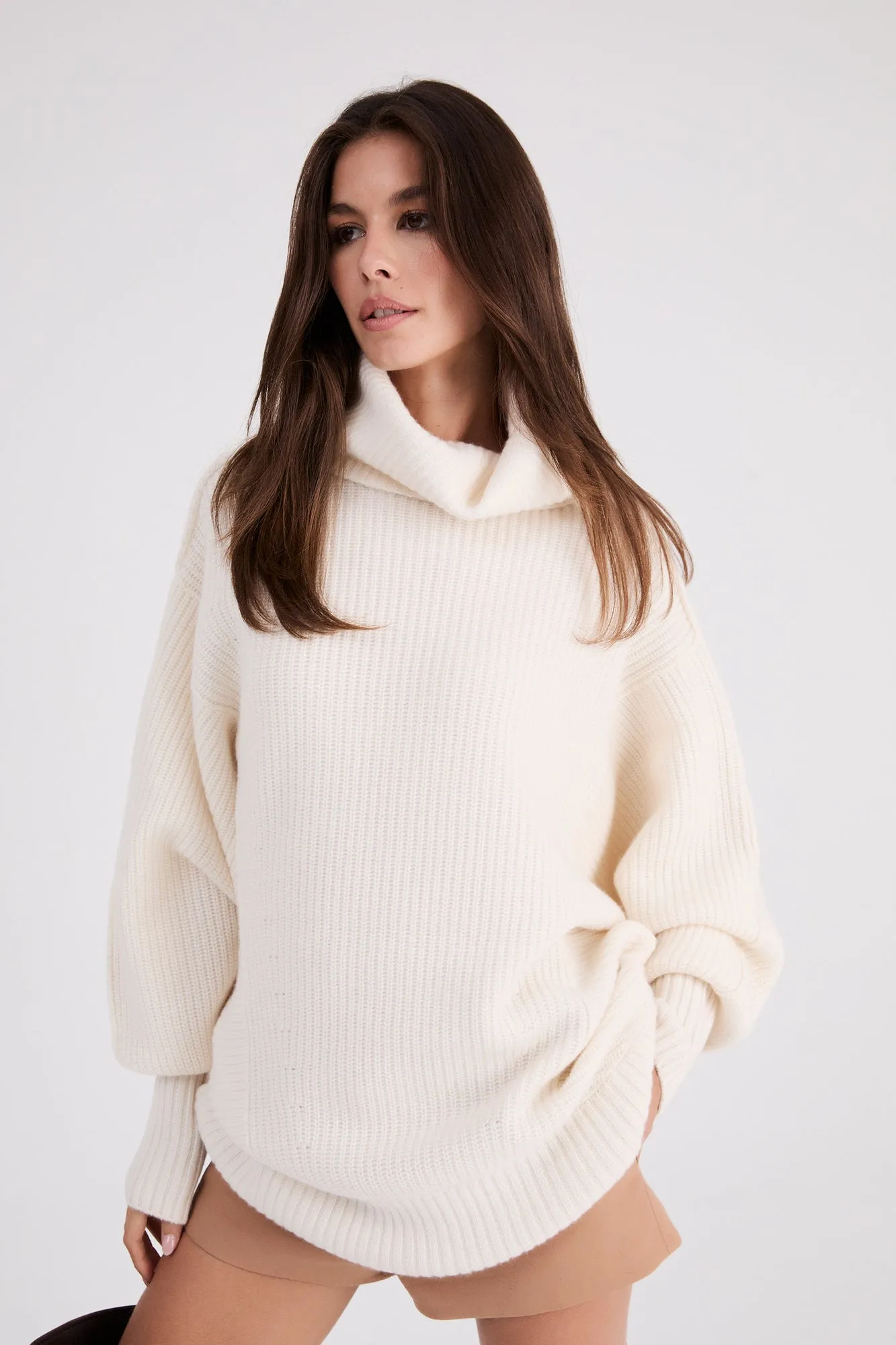   Beryll Clara Oversized Sweater | Snow