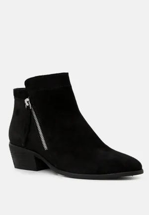 BESS Black Ankle Boots