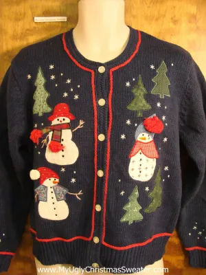 Best 2sided Snowmen Novelty Funny Holiday Sweater