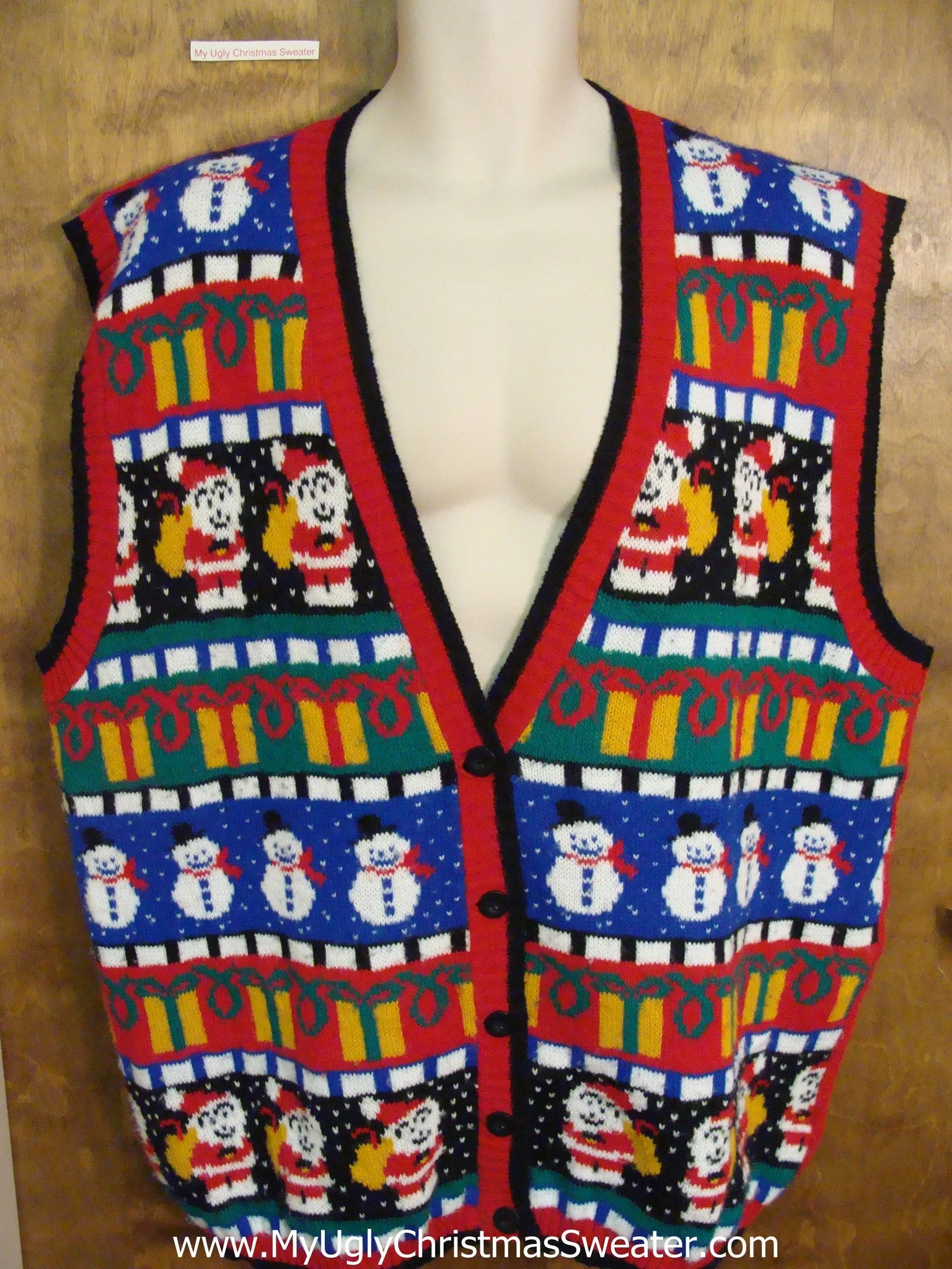 Best Colorful Ugly Christmas Jumper Vest