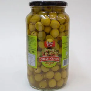 BEST DAY GREEN OLIVE STUFFED 150GM