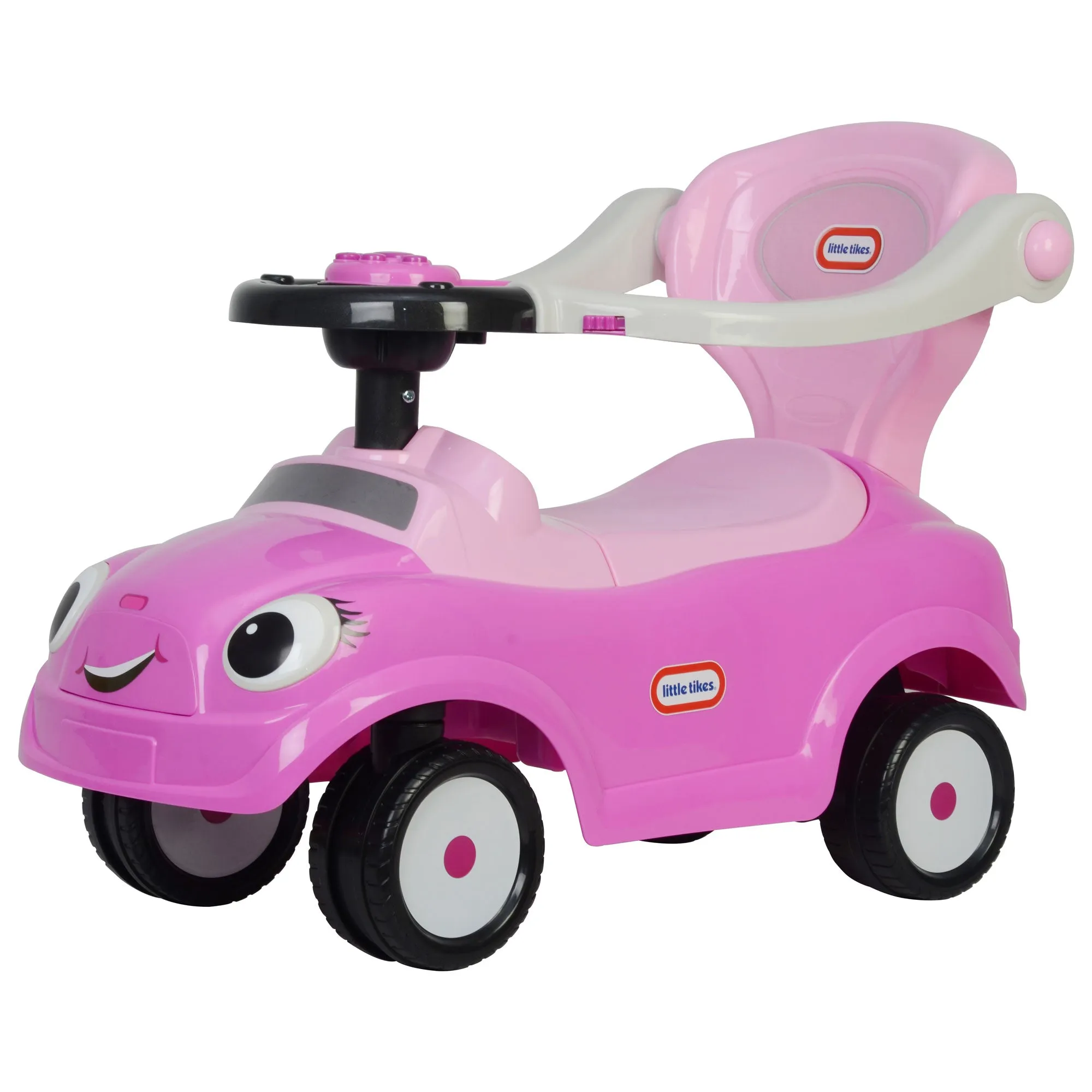 Best Ride On Cars Baby 3 in 1 Little Tikes Push Car Stroller Ride On Toy, Pink