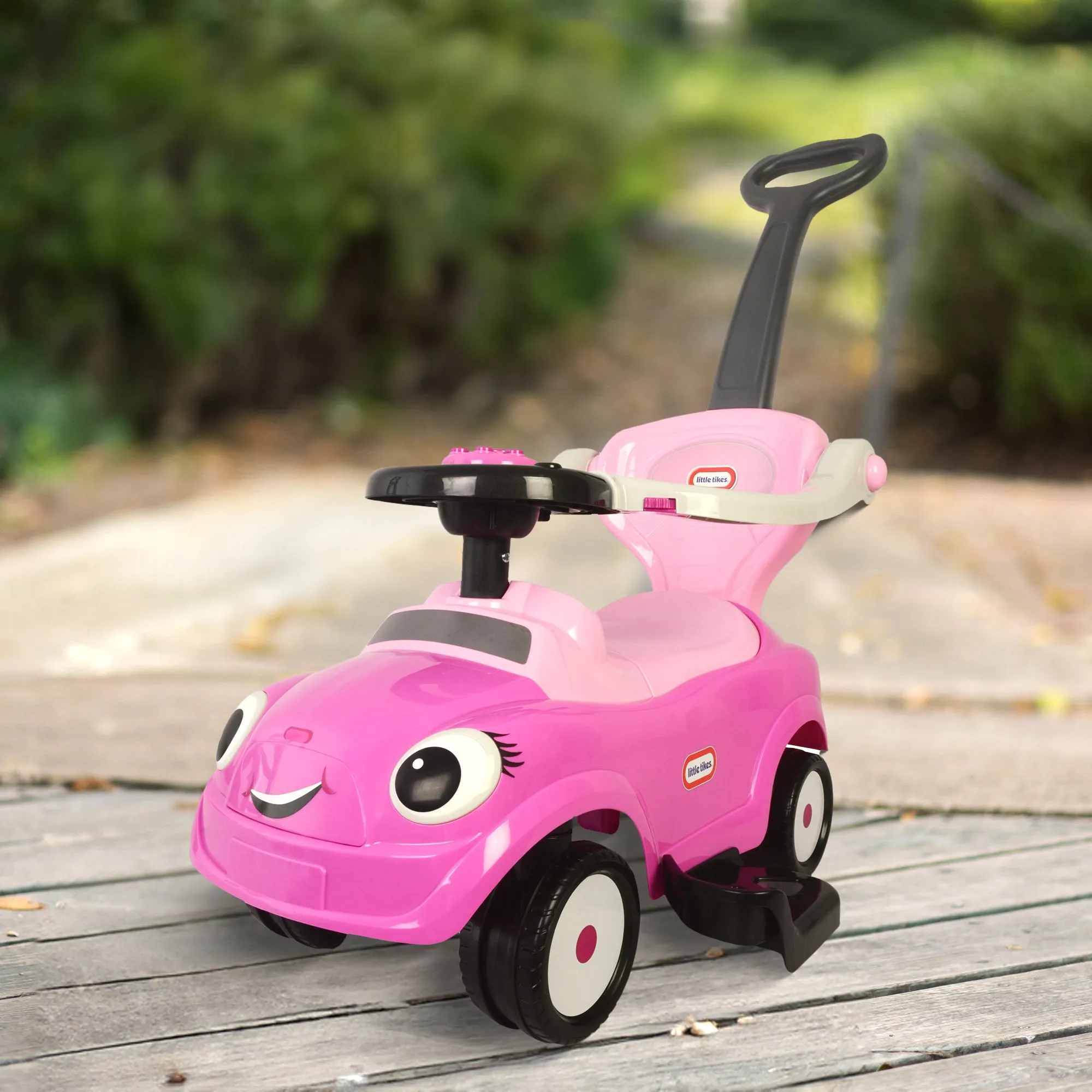 Best Ride On Cars Baby 3 in 1 Little Tikes Push Car Stroller Ride On Toy, Pink