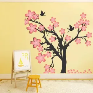 Best Stuff - Beautiful Blossom Tree Wall Sticker for Kids Room Home Decor (136 cm x 130 cm)- Code BA 02