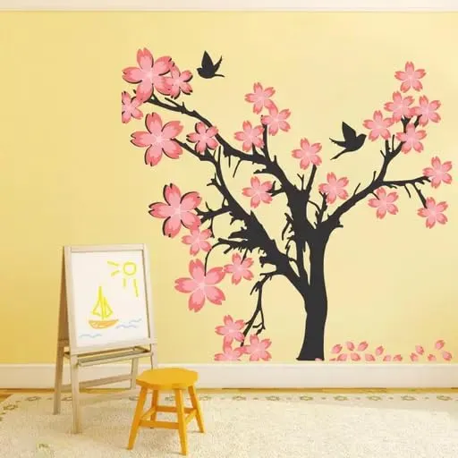 Best Stuff - Beautiful Blossom Tree Wall Sticker for Kids Room Home Decor (136 cm x 130 cm)- Code BA 40