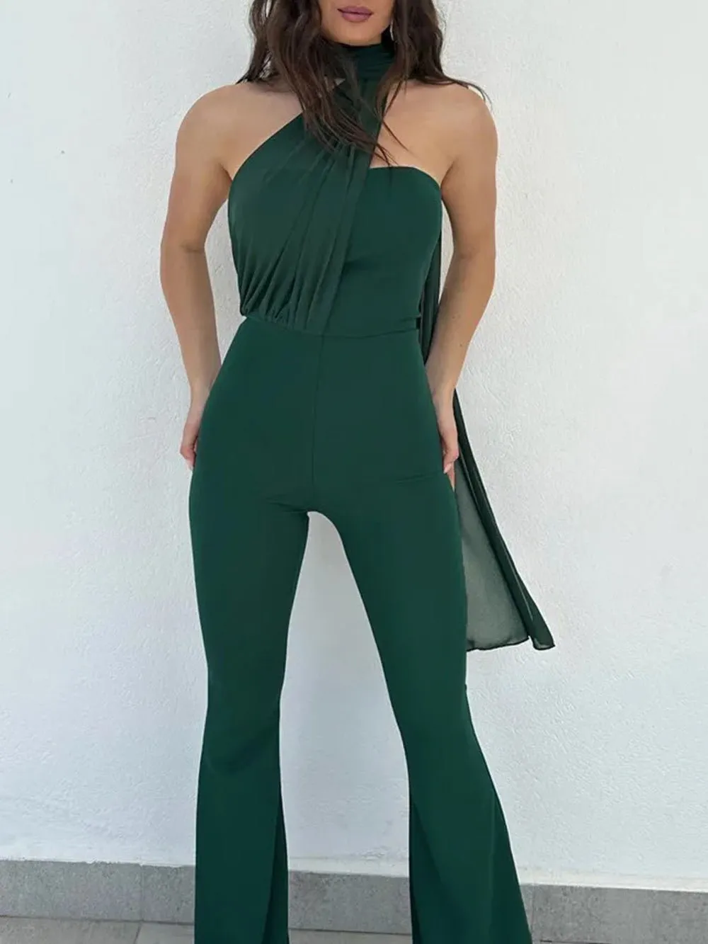 Bethany Sleeveless Backless Jumpsuit