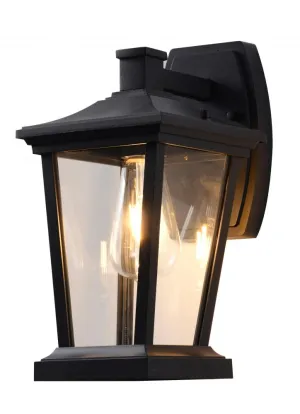 Bethel International 1 Light Outdoor Wall Sconce Model: TD27W7MBLK