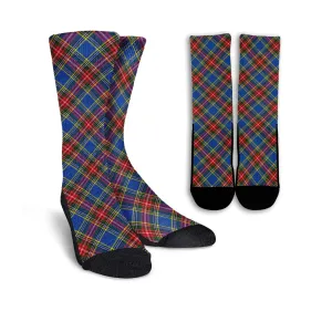 Bethune Tartan Crew Socks Cross Tartan Style