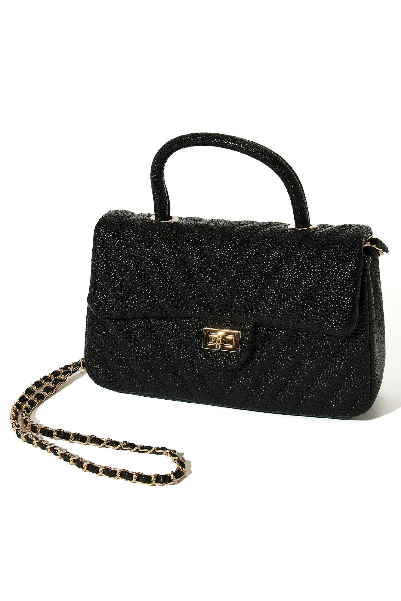 Better Things Are Coming Handbag - Black