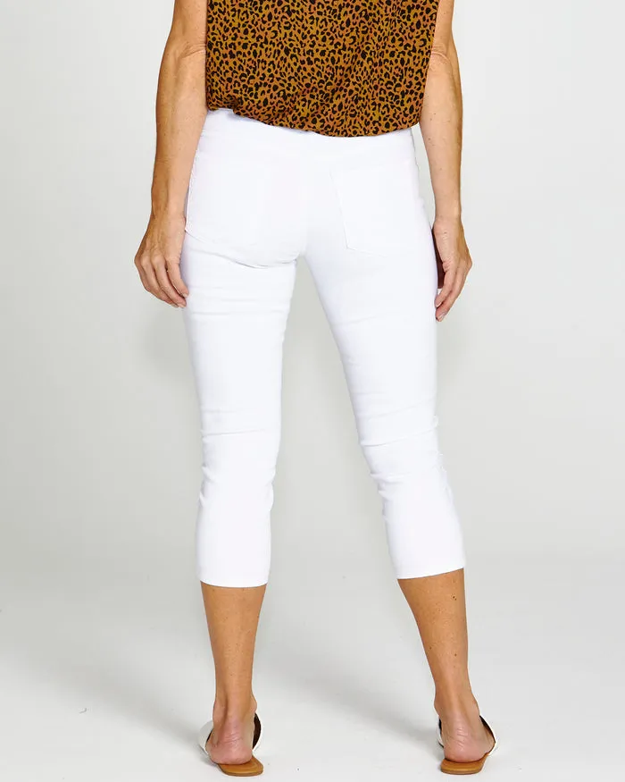 Betty Basics Maisie Capri Jean White