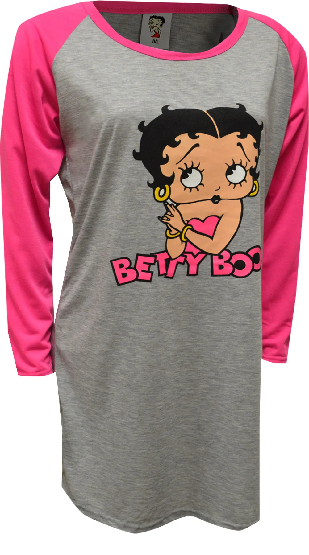 Betty Boop Pretty in Pink Plus Size Nightshirt