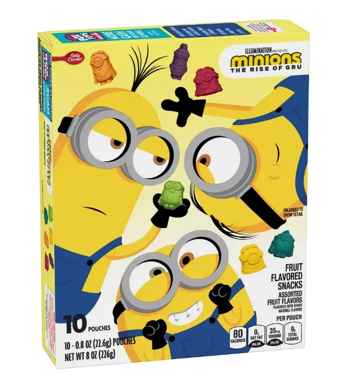 Betty Crocker Minions Fruit Snacks 10ct (BEST BY: FEB 24)