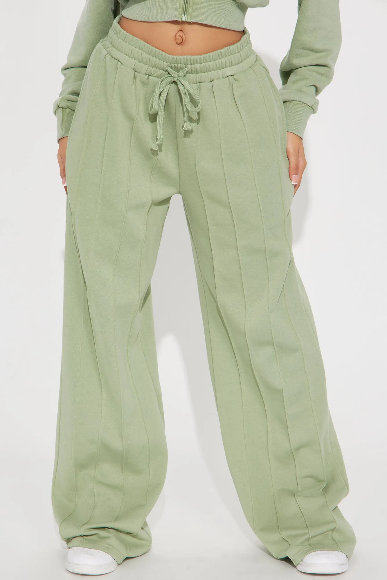 Between The Lines Lounge Pant - Sage