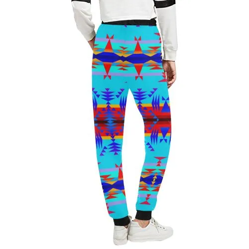 Between the Mountains Blue Women's Sweatpants