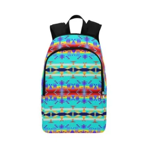 Between the Mountains Fire Fabric Backpack for Adult