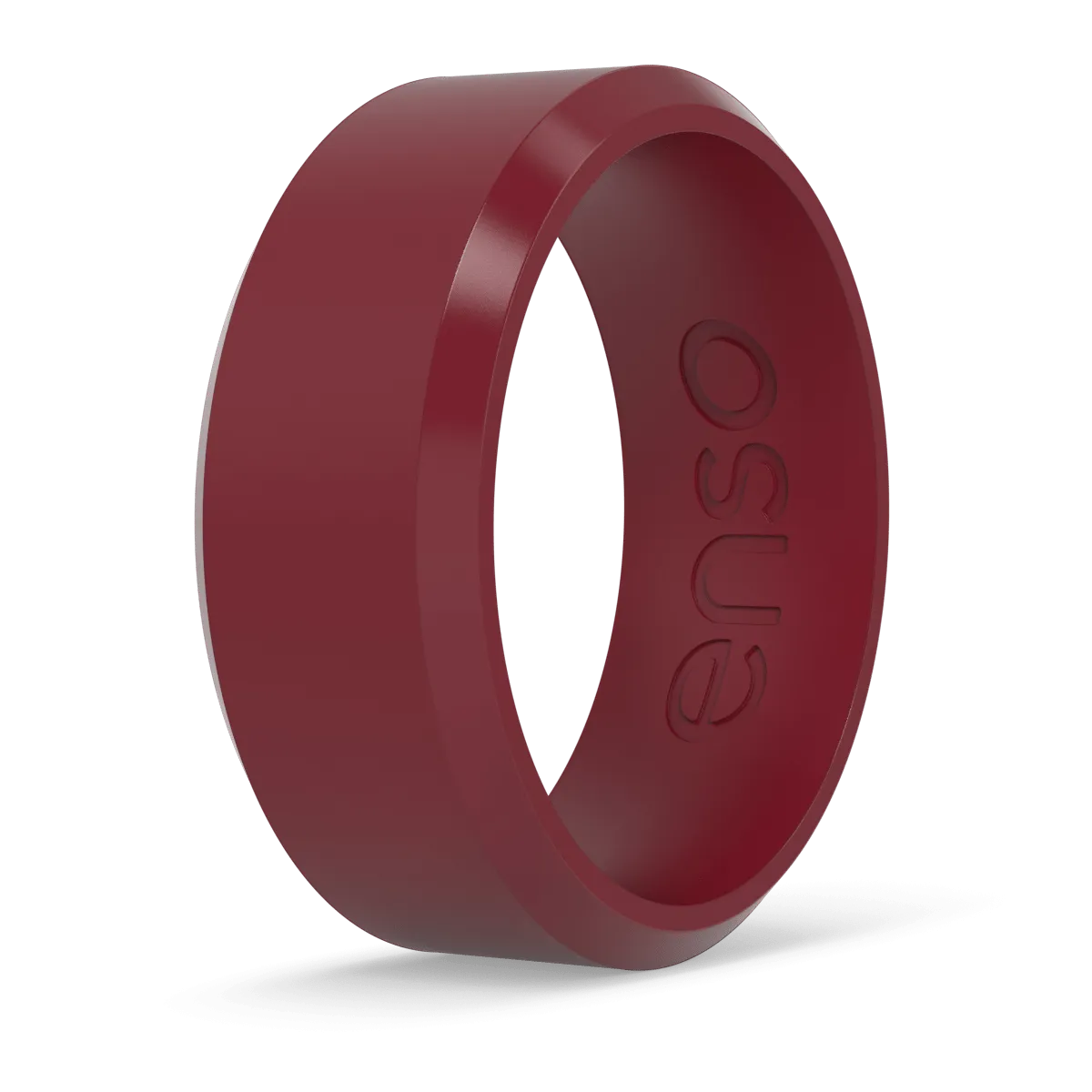 Bevel Silicone Ring - Oxblood