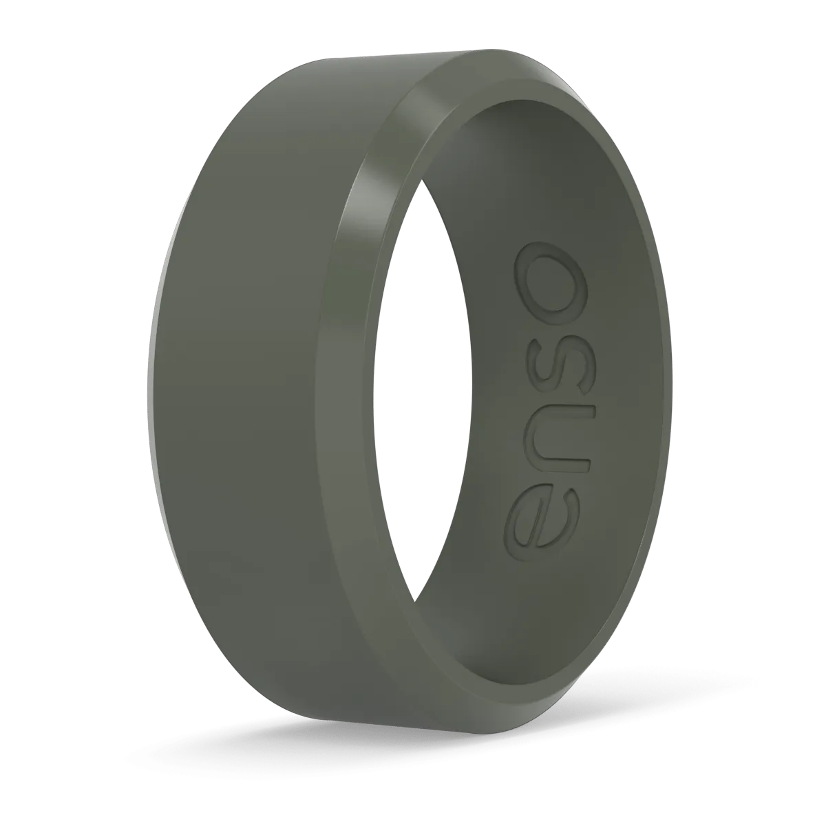 Bevel Silicone Ring - Pine