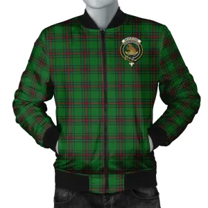 Beveridge Tartan Bomber Jacket with Family Crest