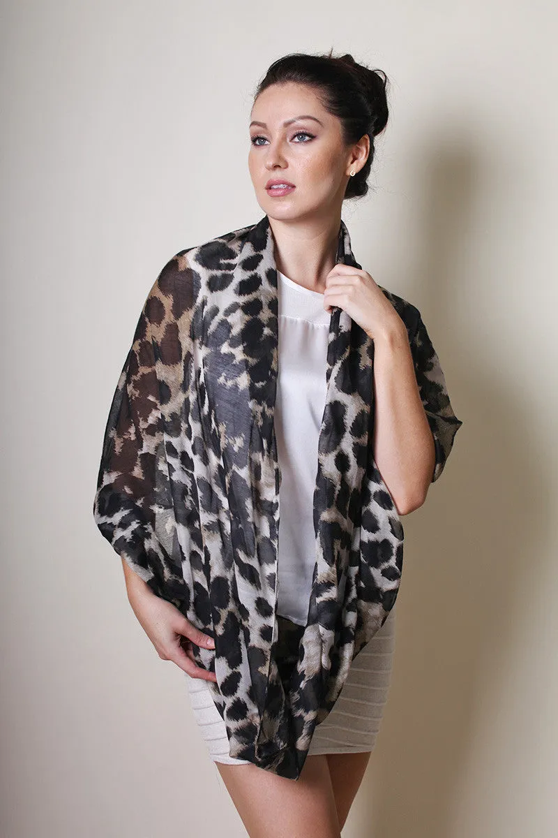 Beverly Hills Sophie Animal Print Infinity Scarf