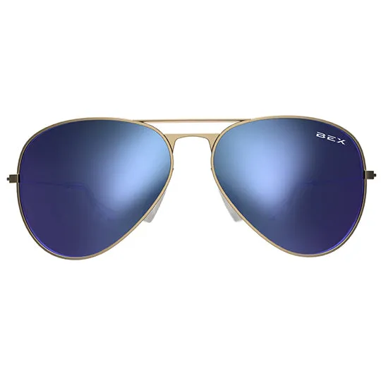 BEX Sunglasses Wesley- Gold/Grey/Sky Blue