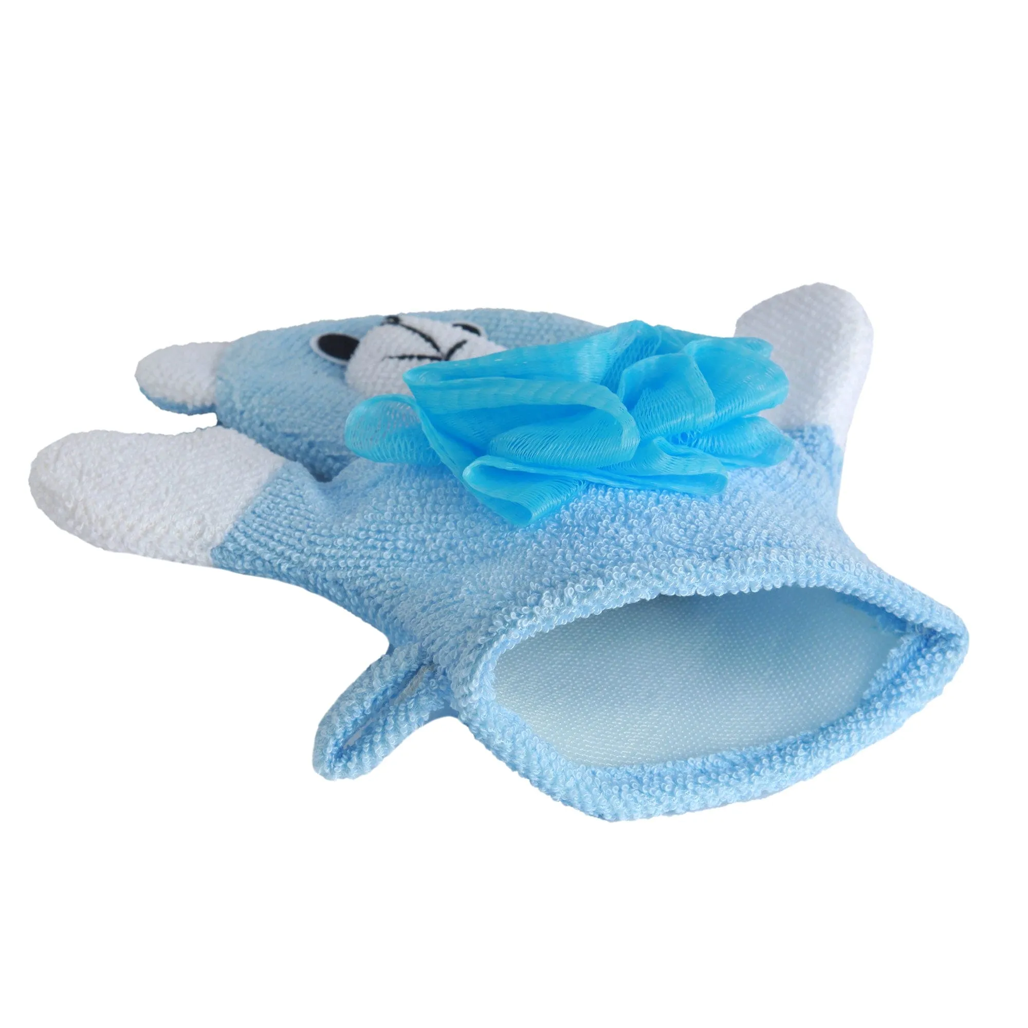 BFF Bear Blue Cartoon Bath Glove