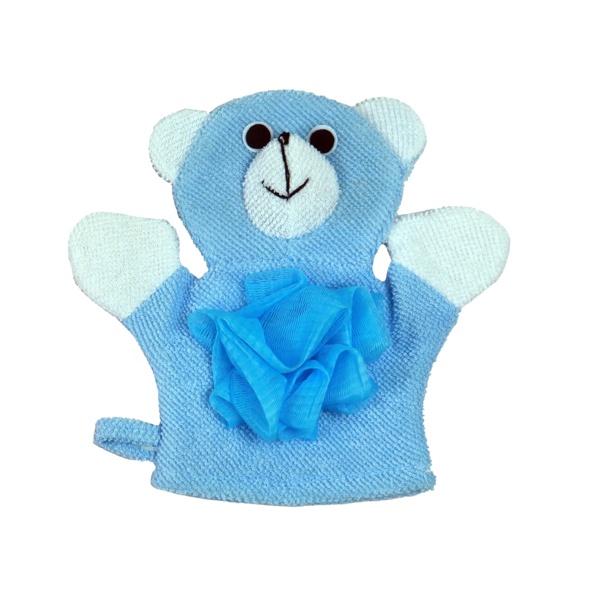 BFF Bear Blue Cartoon Bath Glove