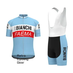 BIANCHI Retro Short Sleeve Cycling Kit